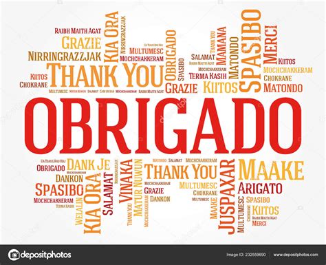English translation of 'obrigado' .